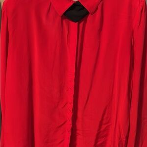 Jordan Vibrant Red Button Down Shirt